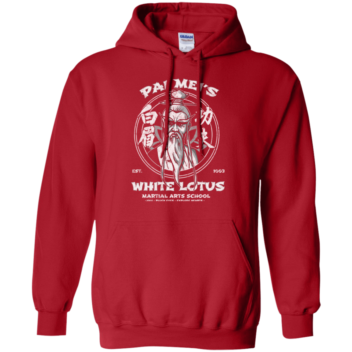 Sweatshirts Red / Small White Lotus Pullover Hoodie