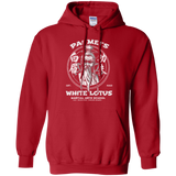Sweatshirts Red / Small White Lotus Pullover Hoodie