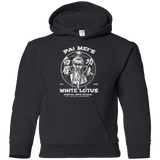 Sweatshirts Black / YS White Lotus Youth Hoodie