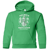 Sweatshirts Irish Green / YS White Lotus Youth Hoodie
