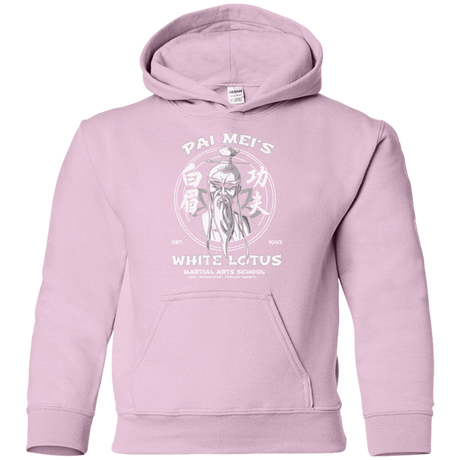 Sweatshirts Light Pink / YS White Lotus Youth Hoodie