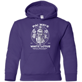 Sweatshirts Purple / YS White Lotus Youth Hoodie