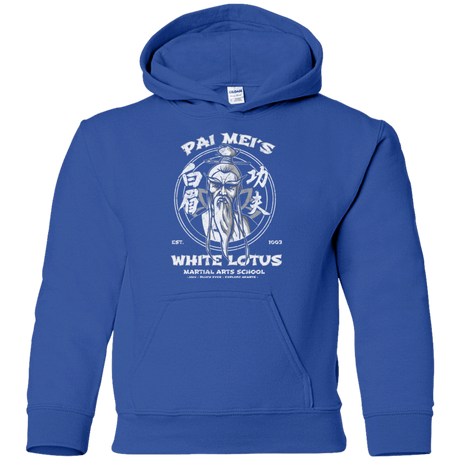 Sweatshirts Royal / YS White Lotus Youth Hoodie