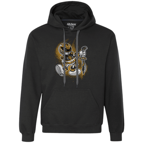 Sweatshirts Black / Small White Ranger Artwork Premium Fleece Hoodie