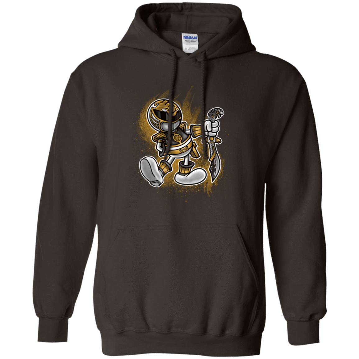Sweatshirts Dark Chocolate / Small White Ranger Artwork Pullover Hoodie