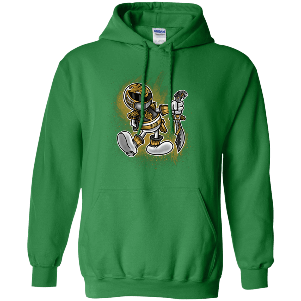 Sweatshirts Irish Green / Small White Ranger Artwork Pullover Hoodie