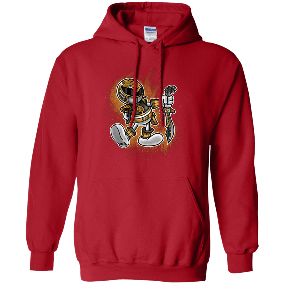 Sweatshirts Red / Small White Ranger Artwork Pullover Hoodie