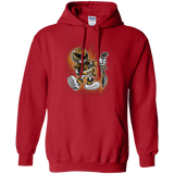 Sweatshirts Red / Small White Ranger Artwork Pullover Hoodie