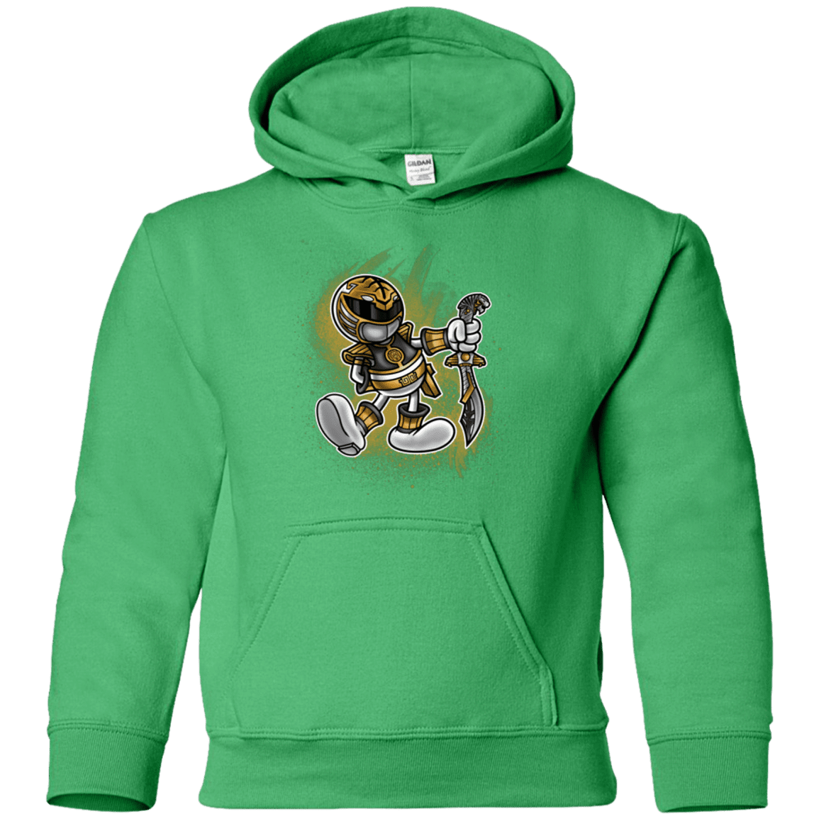 Sweatshirts Irish Green / YS White Ranger Artwork Youth Hoodie