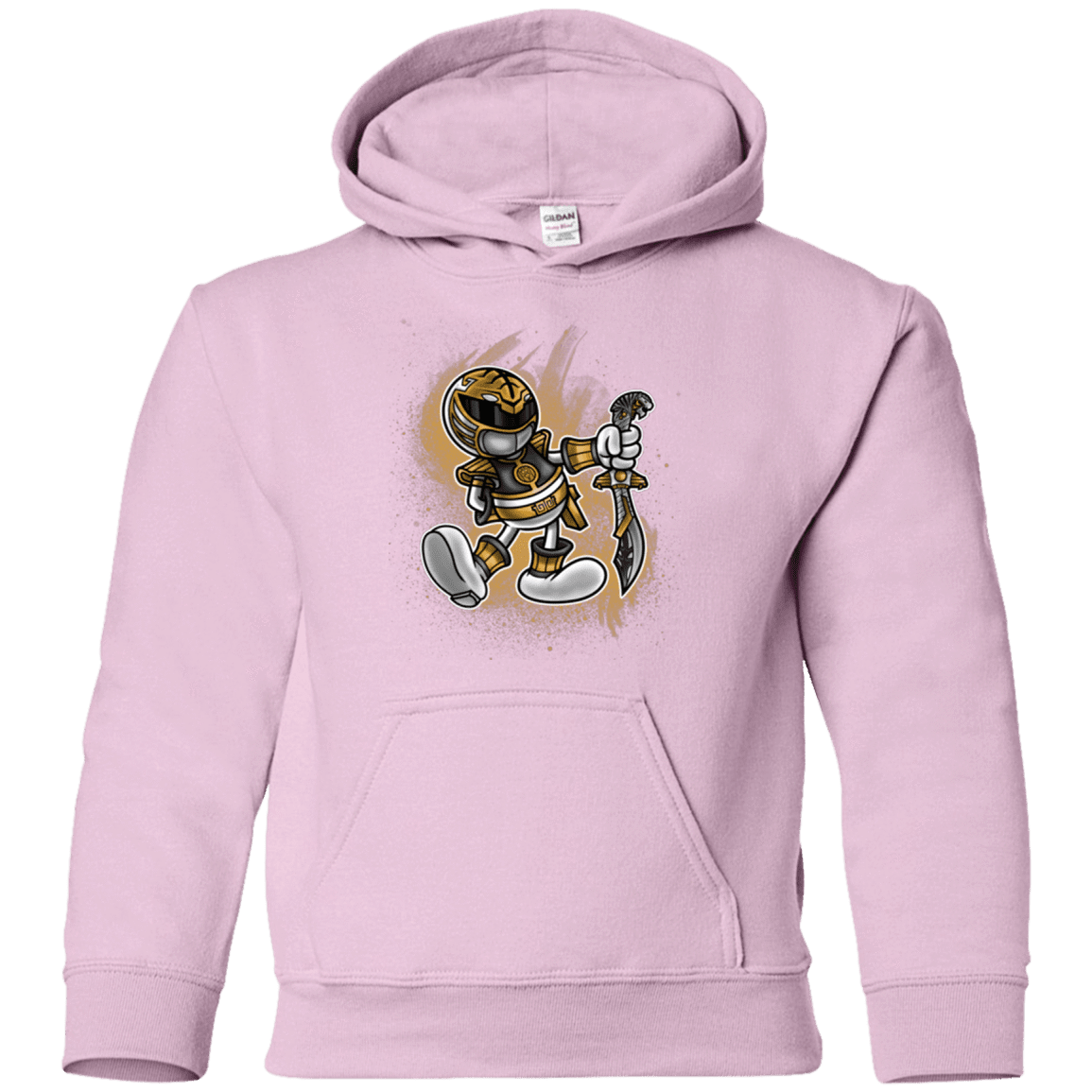 Sweatshirts Light Pink / YS White Ranger Artwork Youth Hoodie