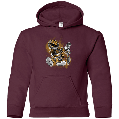 Sweatshirts Maroon / YS White Ranger Artwork Youth Hoodie