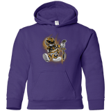 Sweatshirts Purple / YS White Ranger Artwork Youth Hoodie