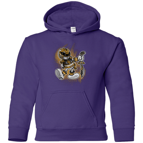 Sweatshirts Purple / YS White Ranger Artwork Youth Hoodie