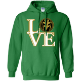 Sweatshirts Irish Green / Small White Ranger LOVE Pullover Hoodie