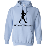 Sweatshirts Light Blue / Small White walkers Pullover Hoodie