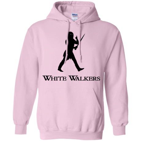 Sweatshirts Light Pink / Small White walkers Pullover Hoodie