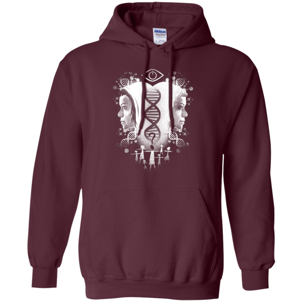 Sweatshirts Maroon / Small Who Am I Pullover Hoodie