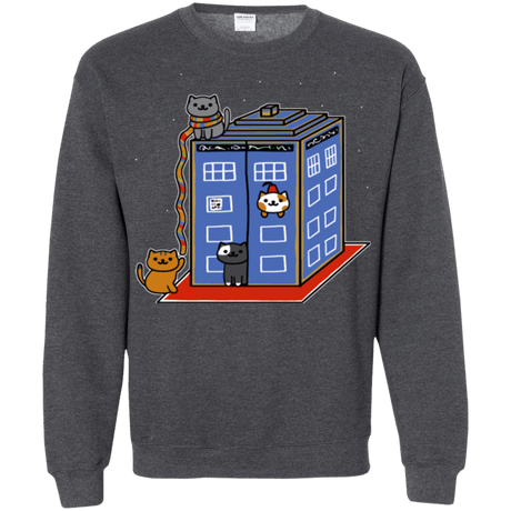 Sweatshirts Dark Heather / Small Who Atsume Crewneck Sweatshirt