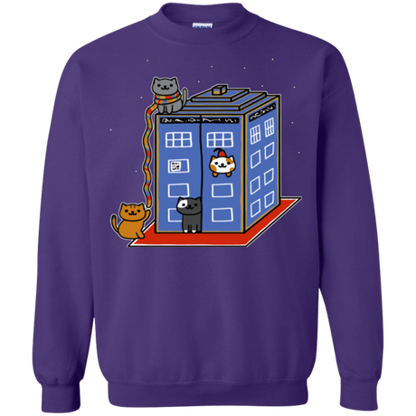 Sweatshirts Purple / Small Who Atsume Crewneck Sweatshirt