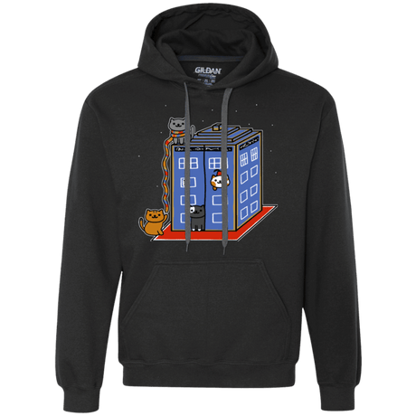 Sweatshirts Black / Small Who Atsume Premium Fleece Hoodie