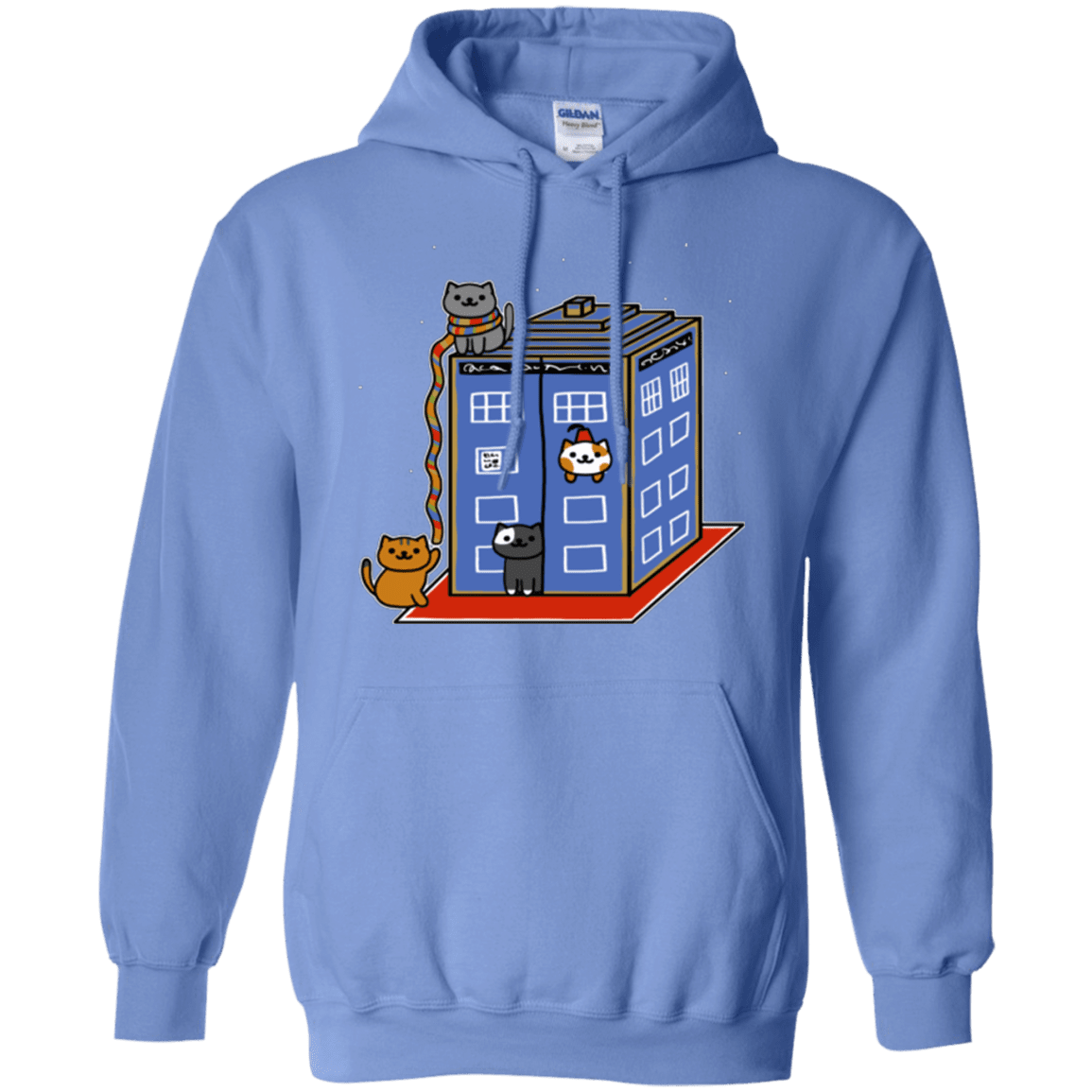 Sweatshirts Carolina Blue / Small Who Atsume Pullover Hoodie