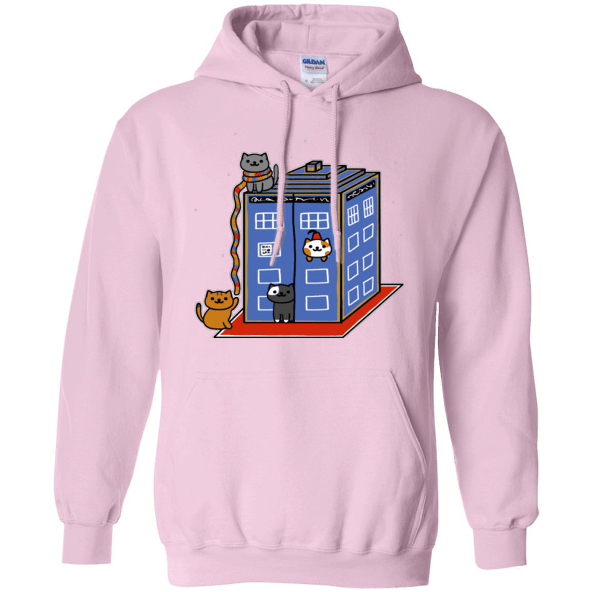 Sweatshirts Light Pink / Small Who Atsume Pullover Hoodie