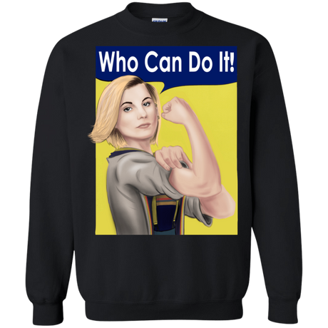 Sweatshirts Black / S Who Can Do It Crewneck Sweatshirt