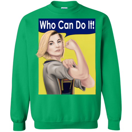 Sweatshirts Irish Green / S Who Can Do It Crewneck Sweatshirt