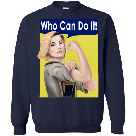 Sweatshirts Navy / S Who Can Do It Crewneck Sweatshirt