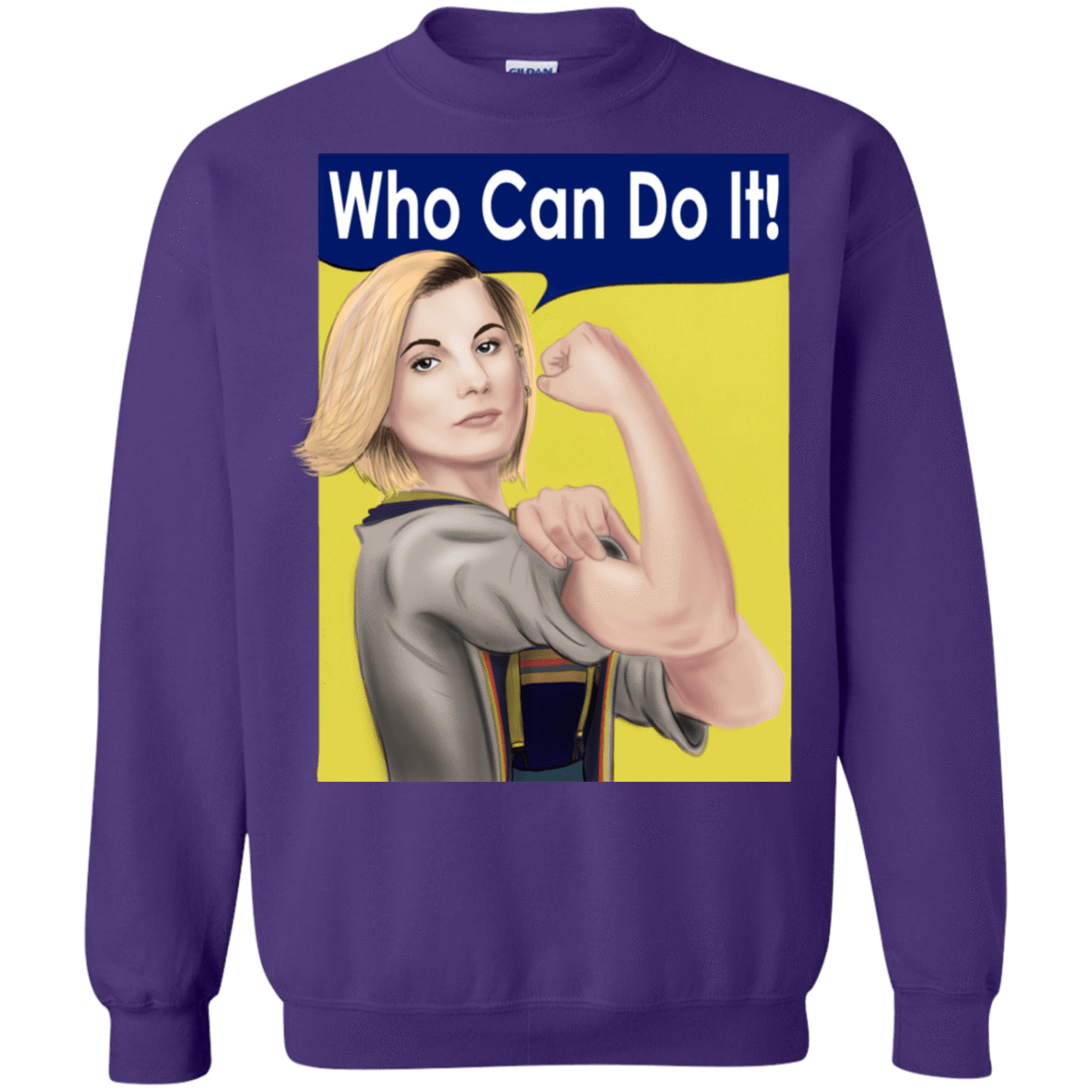 Sweatshirts Purple / S Who Can Do It Crewneck Sweatshirt