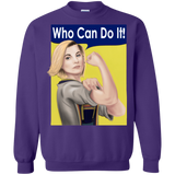 Sweatshirts Purple / S Who Can Do It Crewneck Sweatshirt