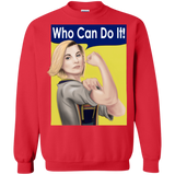 Sweatshirts Red / S Who Can Do It Crewneck Sweatshirt