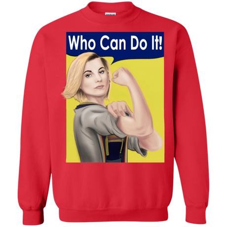 Sweatshirts Red / S Who Can Do It Crewneck Sweatshirt