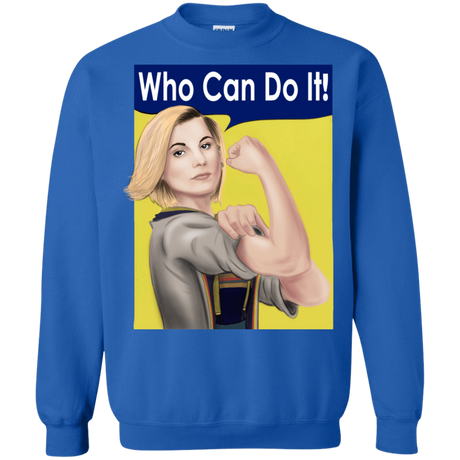 Sweatshirts Royal / S Who Can Do It Crewneck Sweatshirt