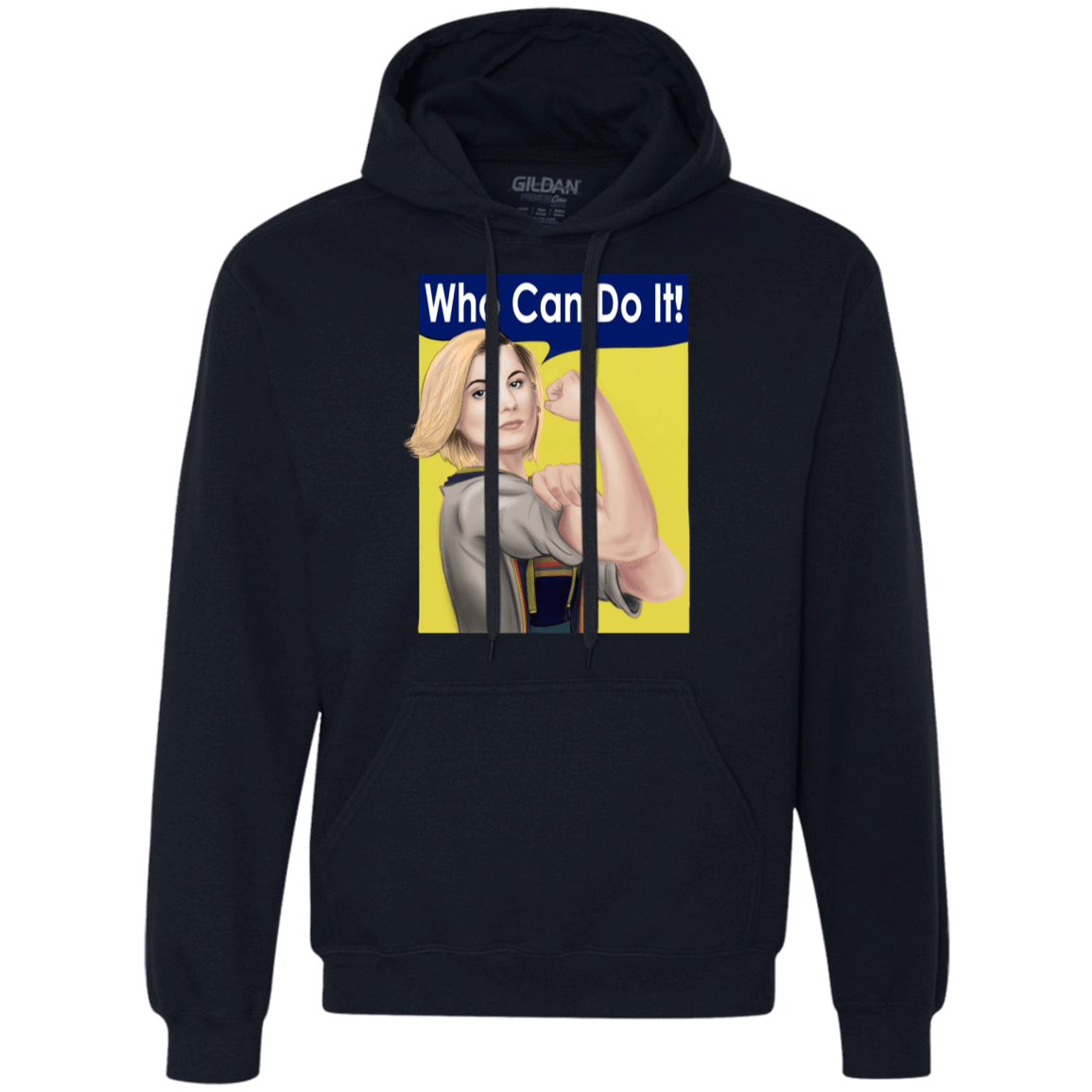 Sweatshirts Navy / S Who Can Do It Premium Fleece Hoodie