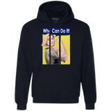 Sweatshirts Navy / S Who Can Do It Premium Fleece Hoodie