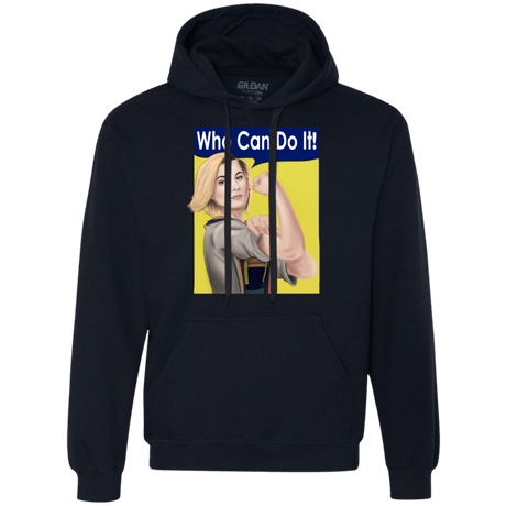 Sweatshirts Navy / S Who Can Do It Premium Fleece Hoodie