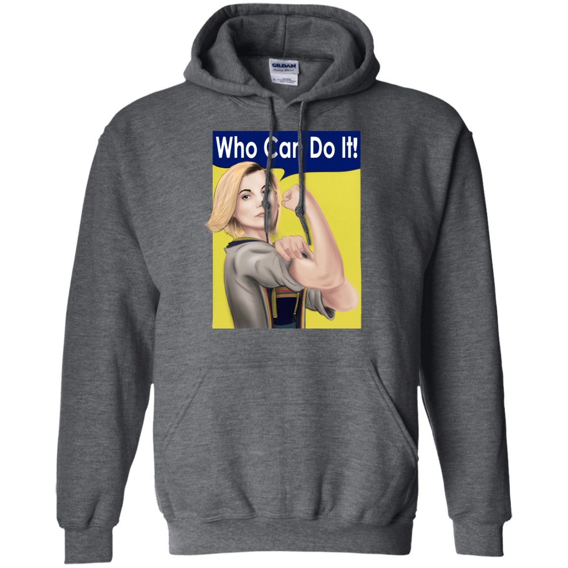 Sweatshirts Dark Heather / S Who Can Do It Pullover Hoodie