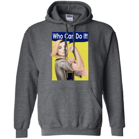 Sweatshirts Dark Heather / S Who Can Do It Pullover Hoodie