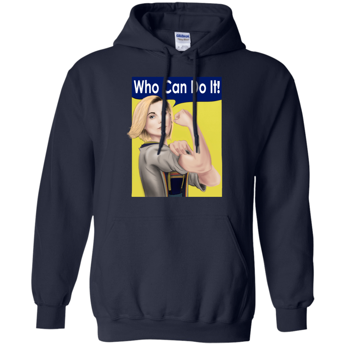 Sweatshirts Navy / S Who Can Do It Pullover Hoodie