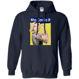 Sweatshirts Navy / S Who Can Do It Pullover Hoodie