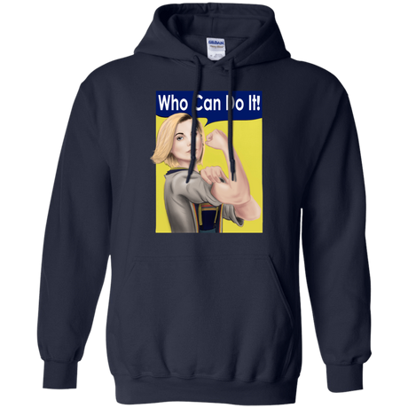 Sweatshirts Navy / S Who Can Do It Pullover Hoodie