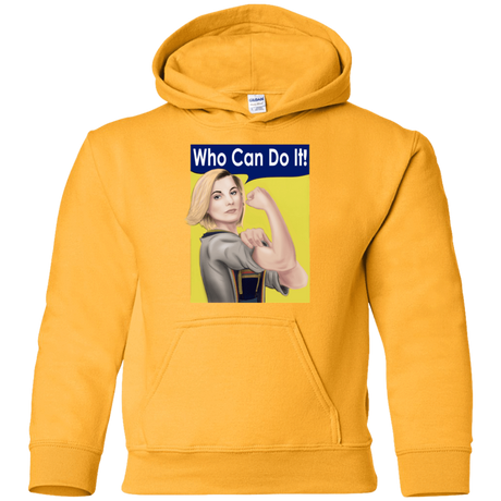 Sweatshirts Gold / YS Who Can Do It Youth Hoodie