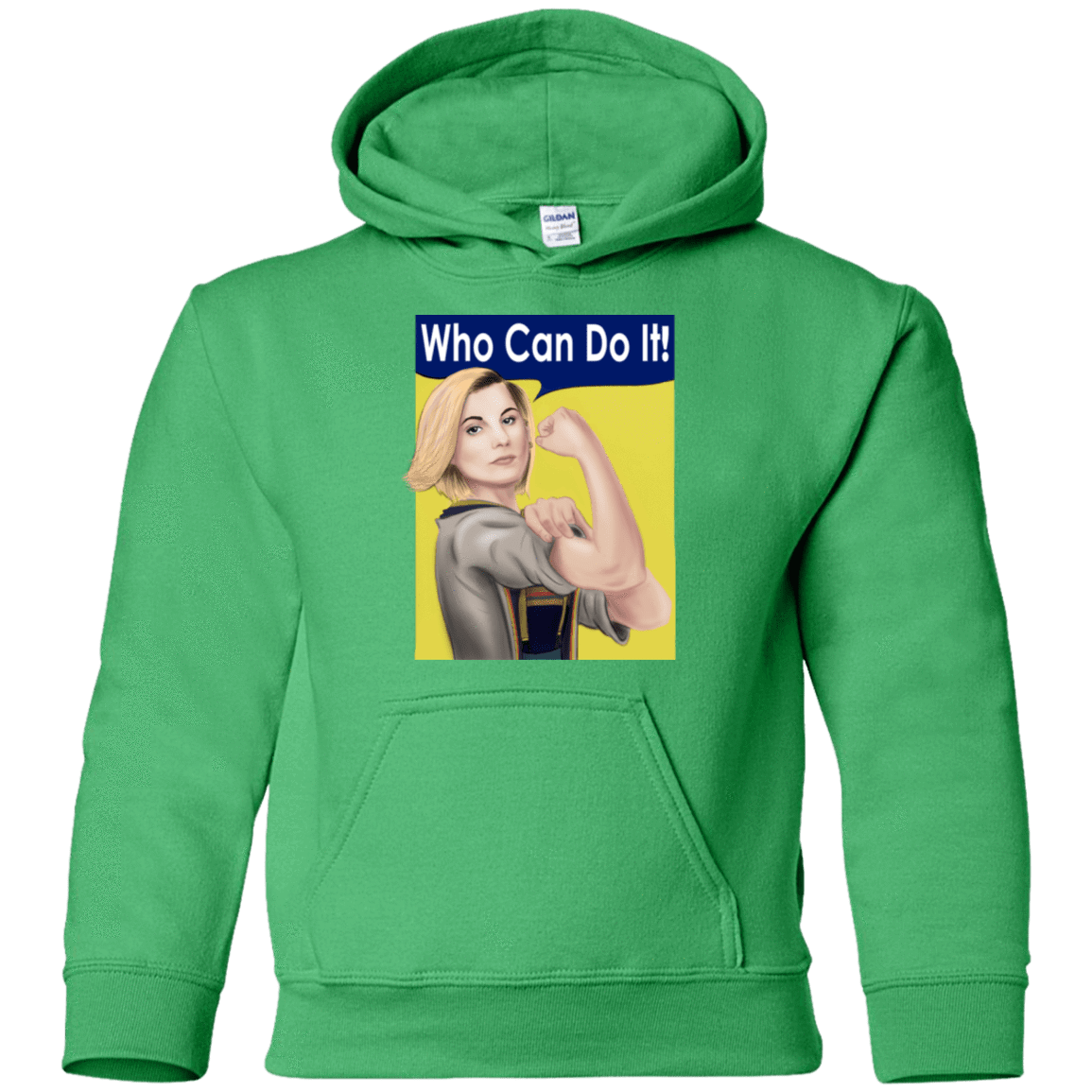 Sweatshirts Irish Green / YS Who Can Do It Youth Hoodie