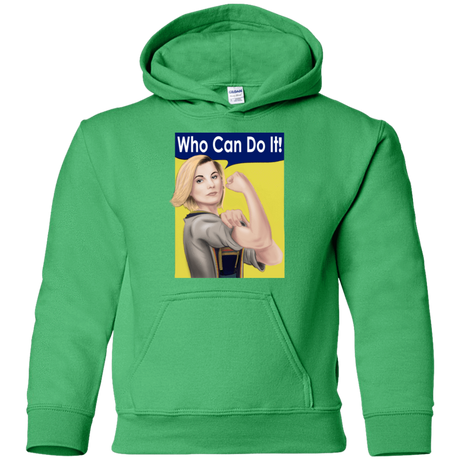 Sweatshirts Irish Green / YS Who Can Do It Youth Hoodie