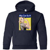 Sweatshirts Navy / YS Who Can Do It Youth Hoodie