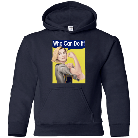 Sweatshirts Navy / YS Who Can Do It Youth Hoodie