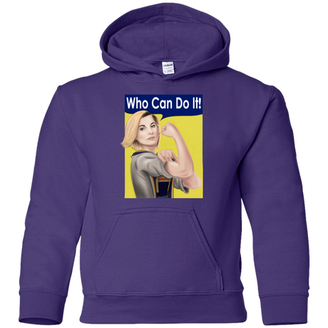 Sweatshirts Purple / YS Who Can Do It Youth Hoodie
