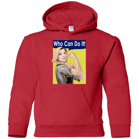 Sweatshirts Red / YS Who Can Do It Youth Hoodie