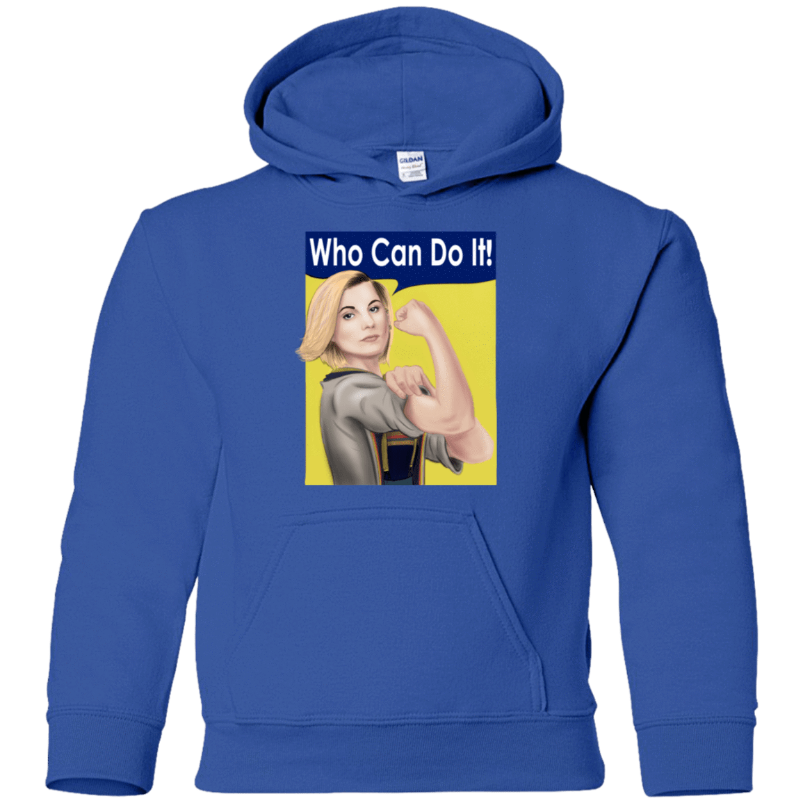 Sweatshirts Royal / YS Who Can Do It Youth Hoodie